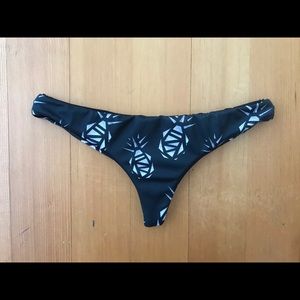 Pineapple Cheeky Bikini Bottoms